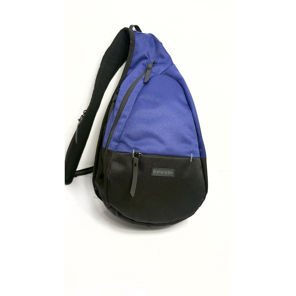 Sherpani Sling Backpack Blue Black Crossbody Shoulder Bag Travel Daypack